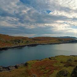 La vue de puis le Gylen castle