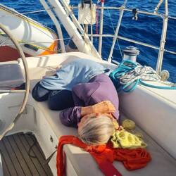 Also part of the daily routines, napping