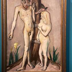 Adam and Eve by Max Beckmann