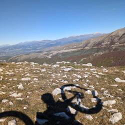 Blick übere zum Corno Grande u ja, i trage wieder emau
