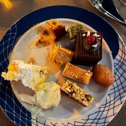 Dessert abends im Sheraton