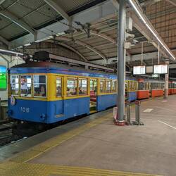 Rückfahrt mit dem Zug