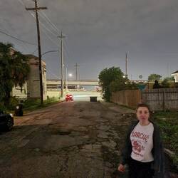 Es war in echt viel dunkler! Johi hatte Angst