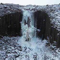 Studlagil Wasserfall