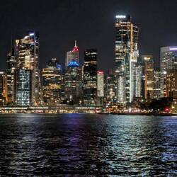 Sydney Skyline bei Nacht