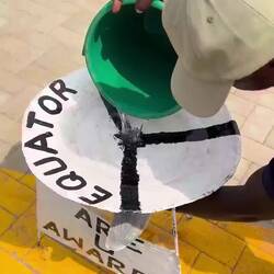 Direkt auf dem Äquator keine Faxen