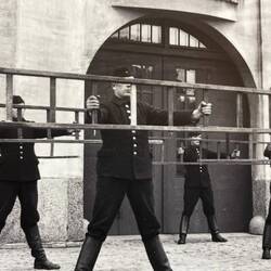 Exercising with ladders