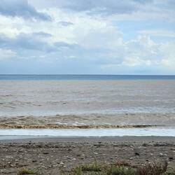 Der ganze Lehmboden wurde ins Meer gespült!