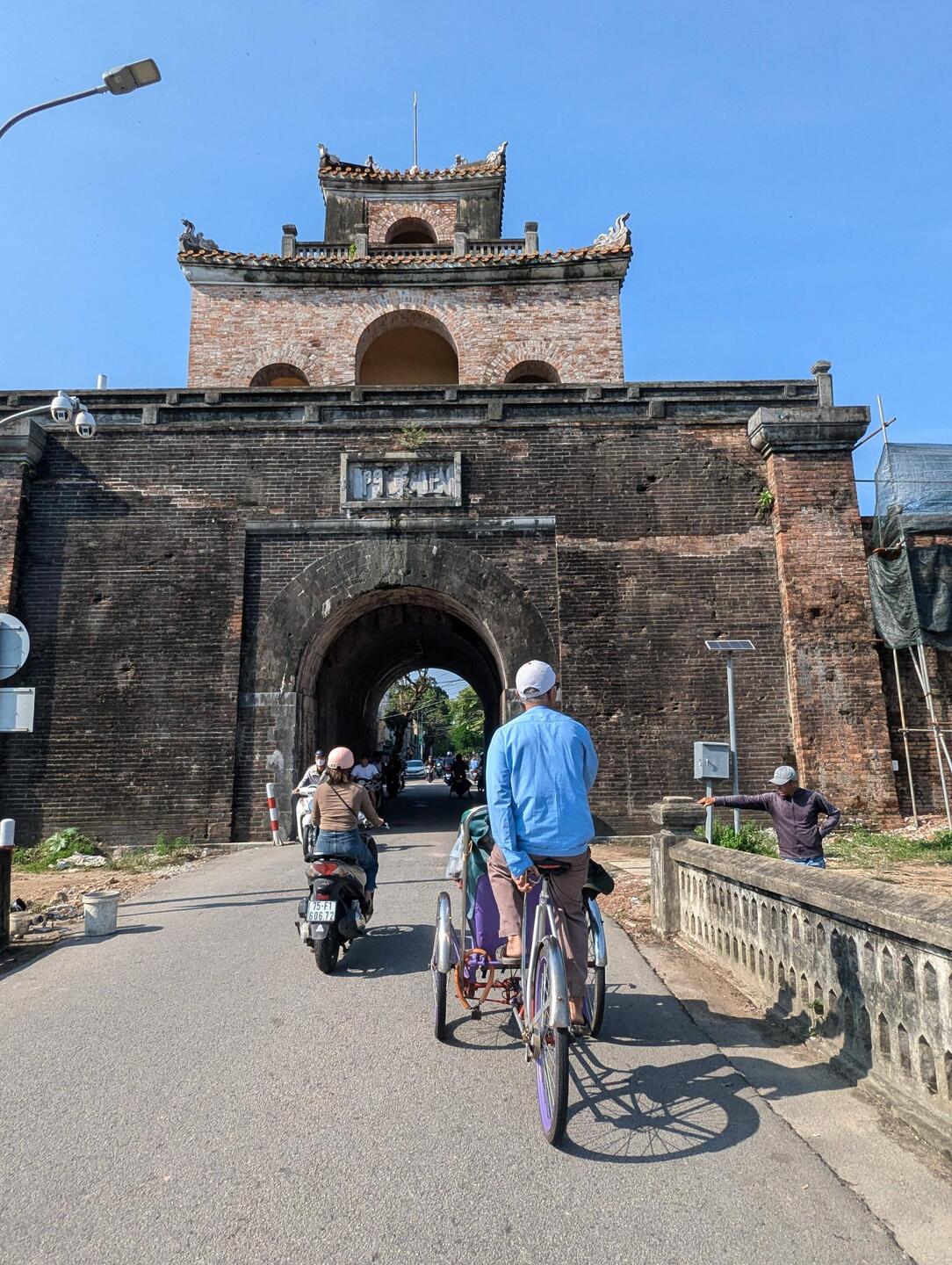 Entering the outer wall