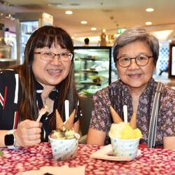 Ice cream at Dubai mall