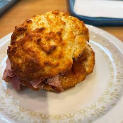Ham and ham biscuit