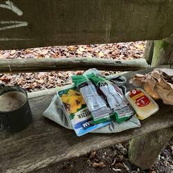 Eiersalat, Müritzer Käse, Landjäger,.... Kaffee........ mmmmh