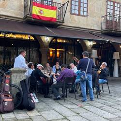 I listened to this group of talented musicians for over an hour this evening. Sweet serendipity.