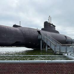 Das U-Boot am Hafen