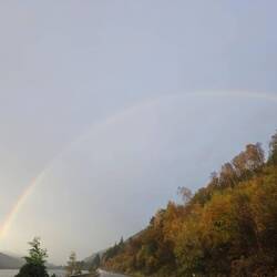 Arc en ciel en fin de journée 🤩