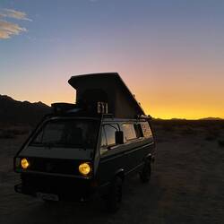 In der Wüste von Kalifornien