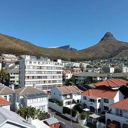 Blick auf den Tafelberg und Lionshead