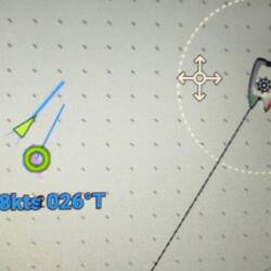 Das gleiche Boot an unterschiedlichen Standorten im Radar und AIS