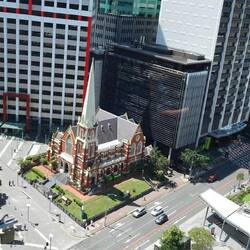 Blick aus dem Uhrturm