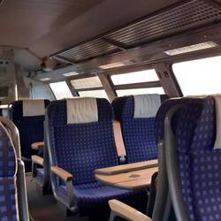 Ungewohnt - ein leerer Zug