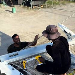 Unser Rigger Chris Monderoy