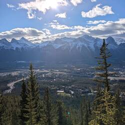 Aussicht über Canmore