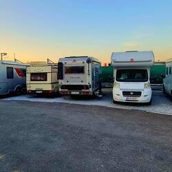 Unser Stellplatz heute und morgen