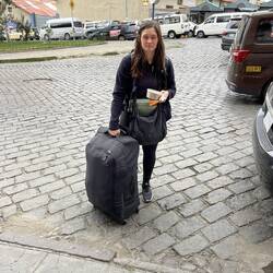 Tanja ist top motiviert um von La Paz weiterzureisen