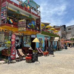 Die Stadt hat ein paar sehr nette Restaurants...