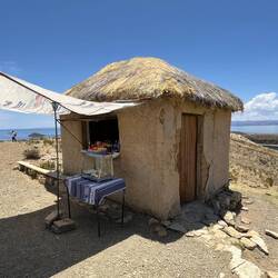 Ein Verkaufsstand der etwas anderen Art - gefällt uns!