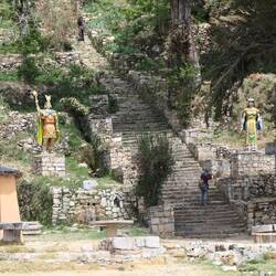 Auf dem Weg zum Bootsanleger