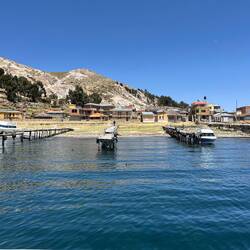 Der nördliche Hafen der Isla de Sol