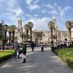 Der Plaza de Armas mit der Kathedrale