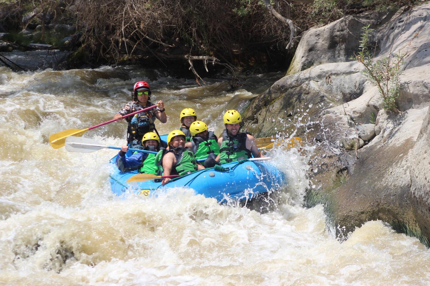 Beim Wildwater Rafting bei Arequipa