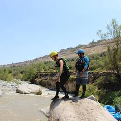 Nichts ahnend, dass Andi gleich um etwas erleichtert sein wird