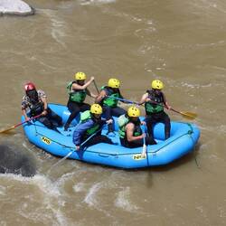 Frustriert wird noch bis zum Ende gepaddelt