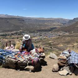 An Aussichtspunkten wird fleißig verkauft