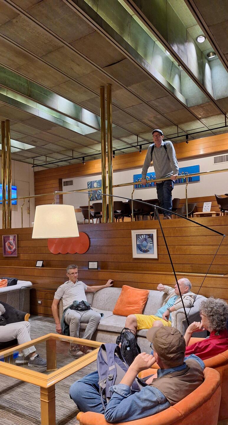 Uwe erläutert das heutige Tagesprogramm