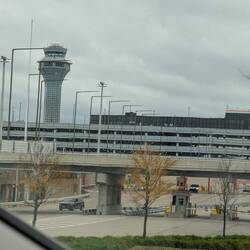 A newer control tower