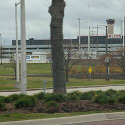 Hilton and the original control tower