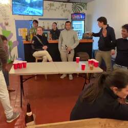 Bei einem Bierpongturnier können wir natürlich nicht nein sagen