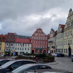 Der kleine Kurort Duszniki zdroj - im Zentrum ganz hübsch...