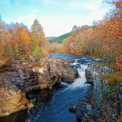 Invermoriston sur la berge ouest du Loch Ness