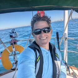 I got to steer across the start