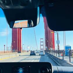 Rückfahrt über die Golden Gate