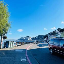 Das malerische Städtchen Sausalito