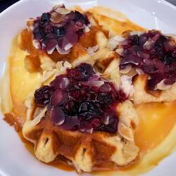 My breakfast - waffles