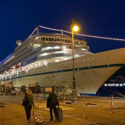 Elegant steht sie da