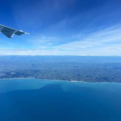 Landeanflug auf Christchurch