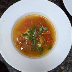 Tomato and garlic soup